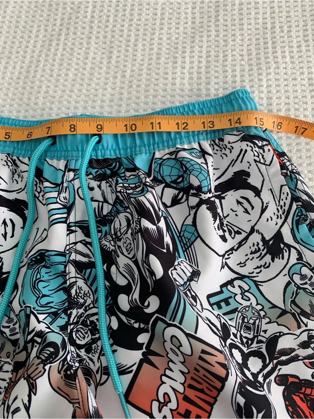 Marvel Comics Board Shorts Swim Suit Size Medium